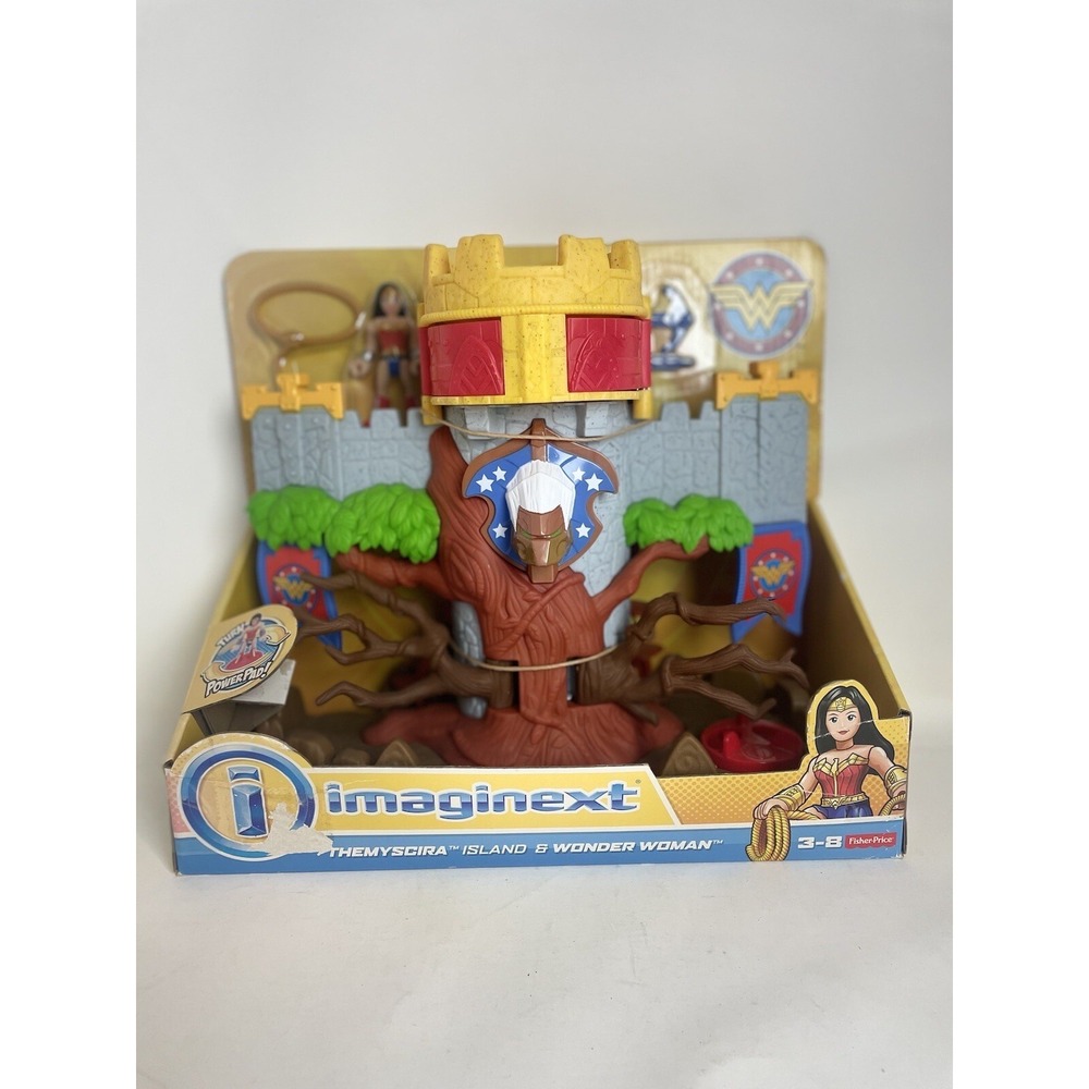 Imaginext Fisher Price Themyscira Island and Wonder Woman (Damaged Box)